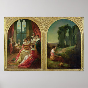 Kenilworth Schloss - Vergangenheit und Gegenwart, Poster