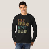 Kenji Husband Father Legend Father's Day Retro T-Shirt (Vorne ganz)