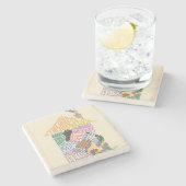 Kenji Kimura Güte ist alles Stein-Untersetzer Steinuntersetzer (Seitenansicht)