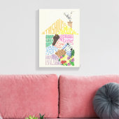 Kenji Kimura Kindness ist alles Leinwand (Insitu (Wohnzimmer))