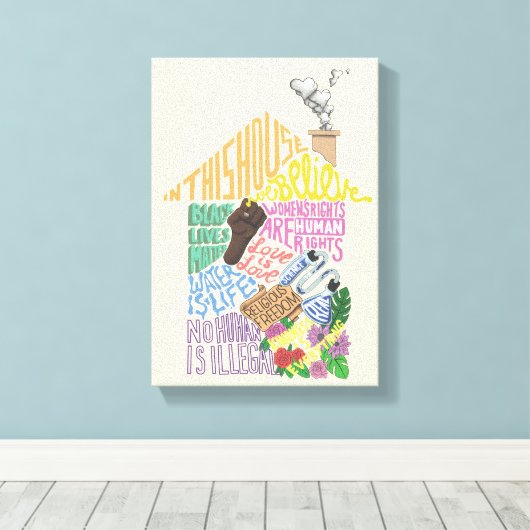 Kenji Kimura Kindness ist alles Leinwand (Insitu (Holzboden))