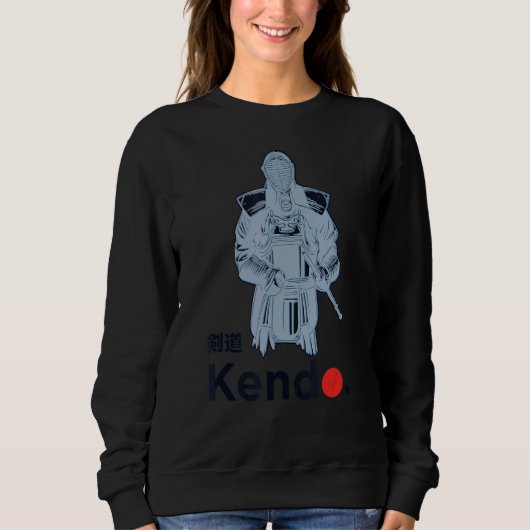 Kenjusu Kata Shinai Samurai Kendo Sweatshirt (Vorderseite)