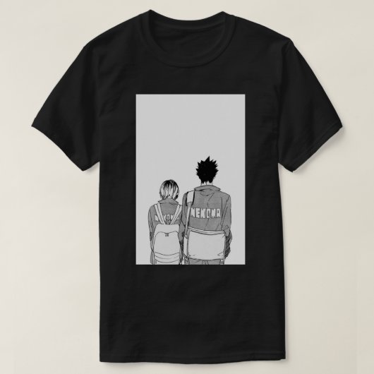 Kenma und Kuroo T-Shirt (Design vorne)