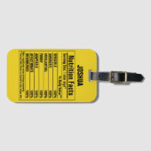 Kenndaten von Funny Chemieelements Lug Gepäckanhänger (Vorderseite (Horizontal))