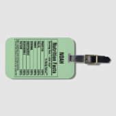 Kenndaten von Funny Chemieelements Lug Gepäckanhänger (Vorderseite (Horizontal))