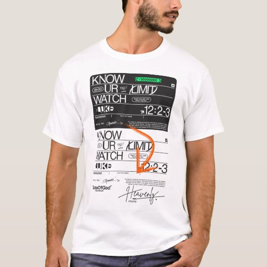 KENNE DEINE GRENZE T-Shirt (Vorderseite)