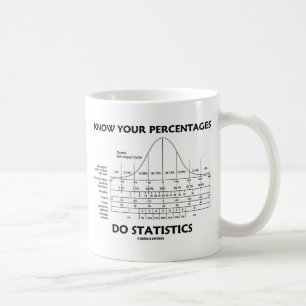 Kenne deine Prozentsätze, mach Statistik (Statisti Kaffeetasse