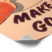 Kenne deine Zwiebeln Poster (Ecke)