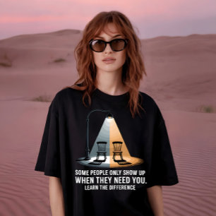 Kenne den Unterschied Zitat Mental Health T-Shirt