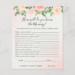 Kenne die Mami | Baby Showspiel