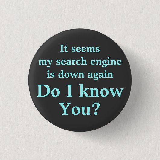 Kenne ich Sie? Knopf Button (Vorderseite)