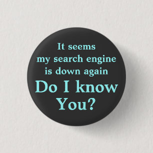 Kenne ich Sie? Knopf Button