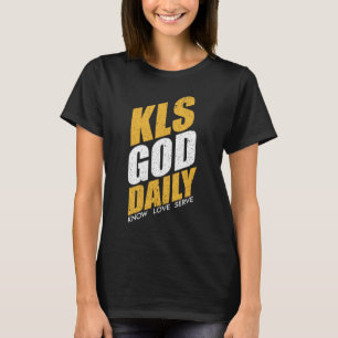 Kenne Liebe Diene Gott Christliche T-Shirts Oberte