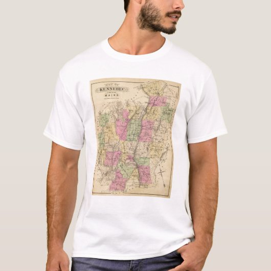 Kennebec County, Maine T-Shirt (Vorderseite)