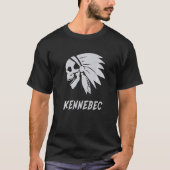 Kennebec Native American Indian Born Freedom Evil T-Shirt (Vorderseite)