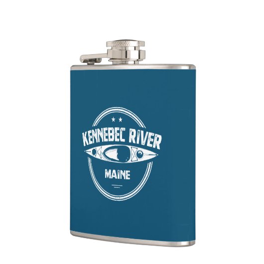 Kennebec River, Maine Flachmann (Links)