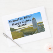Kennebec River Range Lights, Maine Stickers (Umschlag)