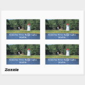 Kennebec River Range Lights, Maine Stickers (Blatt)