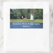 Kennebec River Range Lights, Maine Stickers (Tasche)