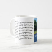 Kennebec River Range Lights, Maine Tasse (Vorderseite Links)