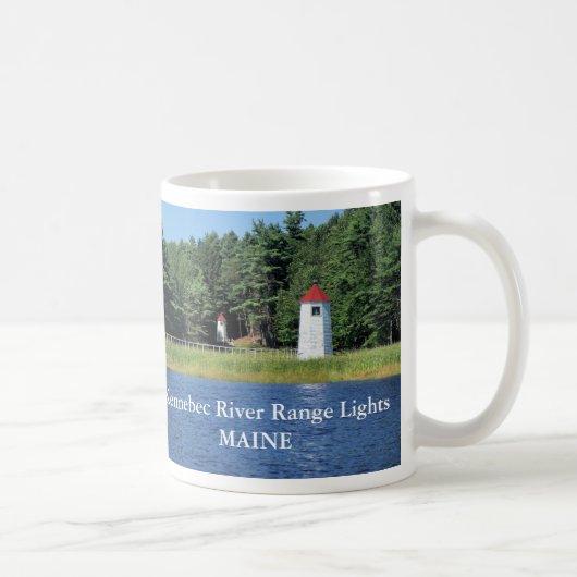 Kennebec River Range Lights, Maine Tasse (Rechts)
