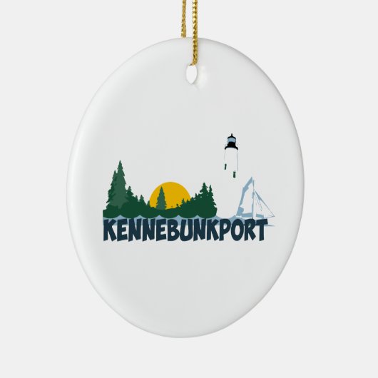 Kennebunkport. Keramik Ornament (Rechts)
