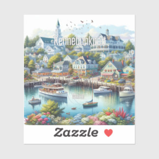 Kennebunkport Maine 3 Inch Vinyl Sticker