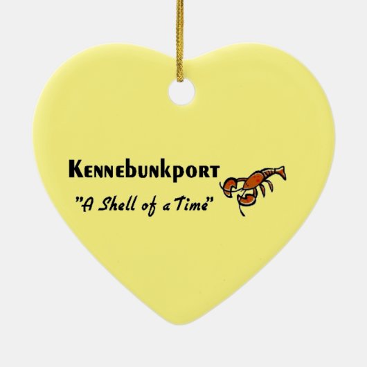 Kennebunkport Maine Keramik Ornament (Hinten)