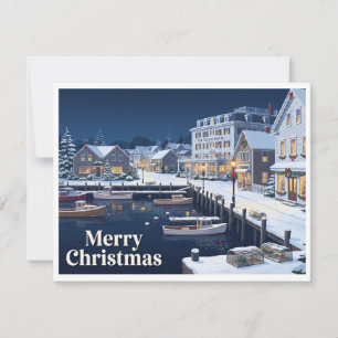 Kennebunkport Maine Reise Geschenk Feiertagskarte