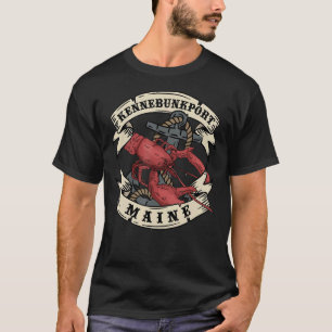 Kennebunkport Maine State Vintage-Anker und Hummer T-Shirt