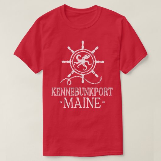 Kennebunkport Maine T-Shirt (Design vorne)