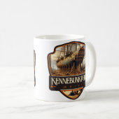 Kennebunkport, Maine | VINTAG Kaffeetasse (VorderseiteRechts)