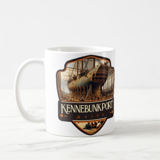 Kennebunkport, Maine | VINTAG Kaffeetasse (Links)