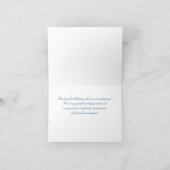 Kennebunkport Maine Wedding Foto Dankeskarte (Innenseite)