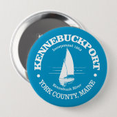 Kennebunkport (Segelboot) Button (Vorne & Hinten)