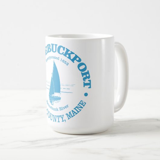 Kennebunkport (Segelboot) Kaffeetasse (VorderseiteRechts)