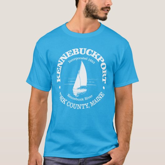 Kennebunkport (Segelboot) T-Shirt (Vorderseite)