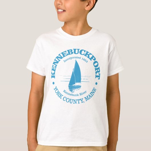 Kennebunkport (Segelboot) T-Shirt (Vorderseite)