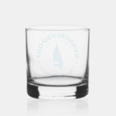 Kennebunkport (Segelboot) Whiskyglas (Rückseite)