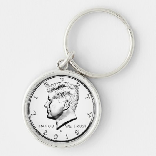 KENNED HALBER DOLLAR SCHLÜSSELANHÄNGER (Vorne)