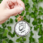 KENNED HALBER DOLLAR SCHLÜSSELANHÄNGER (Hand)
