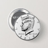 KENNED HALF DOLLAR BUTTON (Vorne & Hinten)