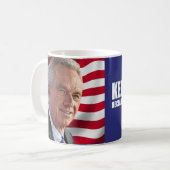 Kennedy24 - Robert F Kennedy Jr für Präsident 2024 Kaffeetasse (Vorderseite Links)