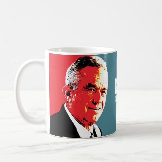 Kennedy24 - Robert F Kennedy Jr für Präsident 2024 Kaffeetasse (Links)