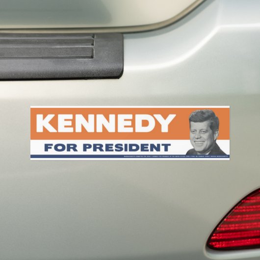 Kennedy 1960 für Präsidenten Autoaufkleber (Auf Auto)