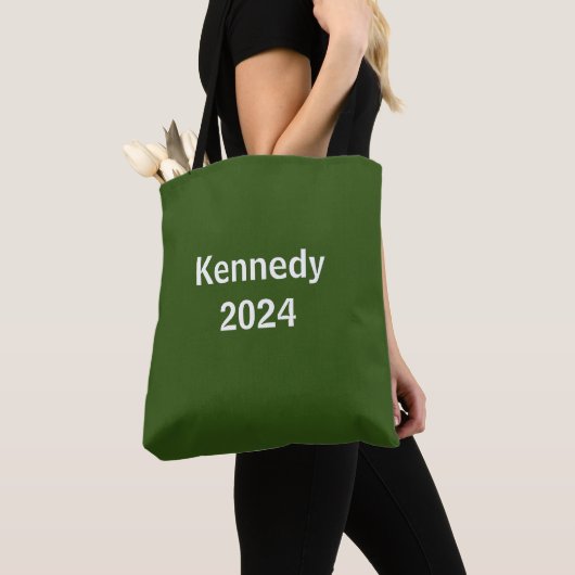 Kennedy 2024 grüne Erde Tasche (Von Nahem)