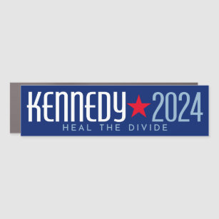 Kennedy 2024 Heal the Divide - Rot blau Auto Magnet