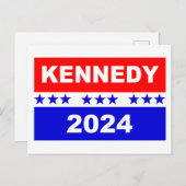 Kennedy 2024 postkarte (Vorne/Hinten)