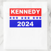 Kennedy 2024 rechteckiger aufkleber (Tasche)