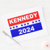 Kennedy 2024 rechteckiger aufkleber (Umschlag)